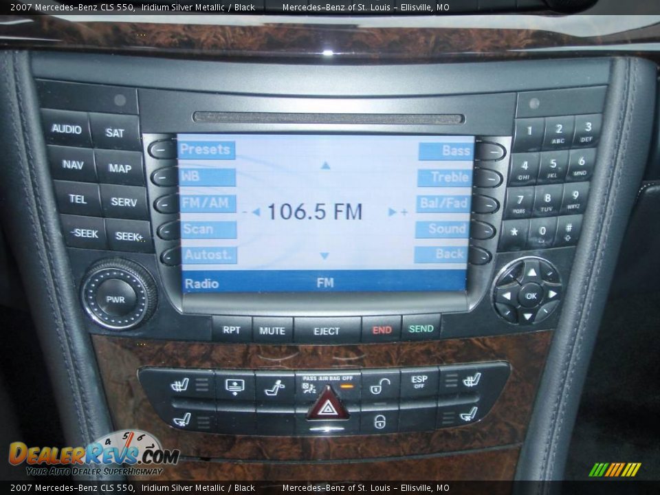 2007 Mercedes-Benz CLS 550 Iridium Silver Metallic / Black Photo #21