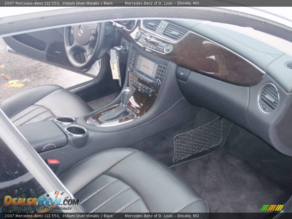 2007 Mercedes-Benz CLS 550 Iridium Silver Metallic / Black Photo #23
