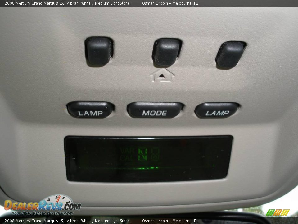 2008 Mercury Grand Marquis LS Vibrant White / Medium Light Stone Photo #23