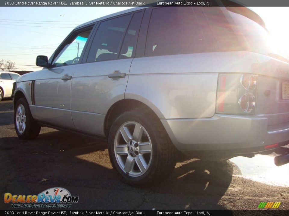 2003 Land Rover Range Rover HSE Zambezi Silver Metallic / Charcoal/Jet Black Photo #3