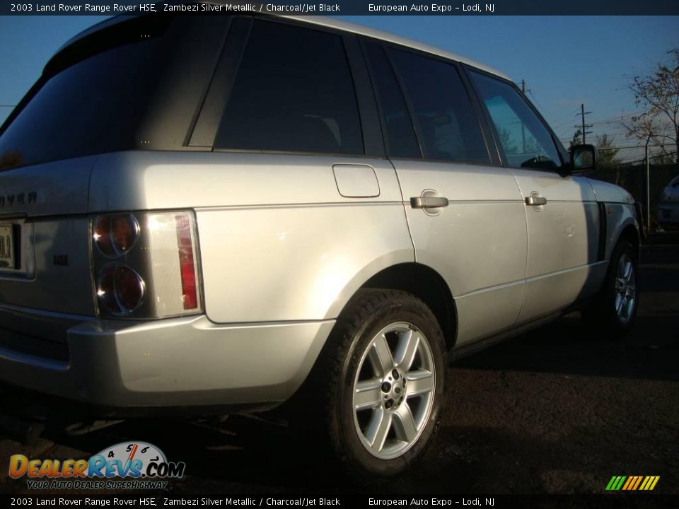 2003 Land Rover Range Rover HSE Zambezi Silver Metallic / Charcoal/Jet Black Photo #4