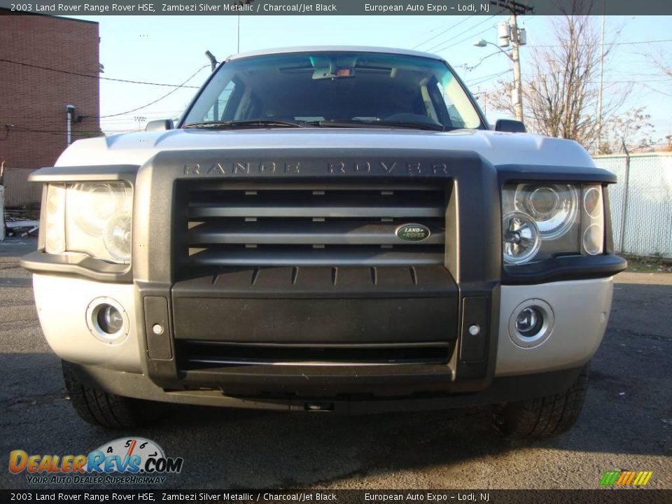 2003 Land Rover Range Rover HSE Zambezi Silver Metallic / Charcoal/Jet Black Photo #6