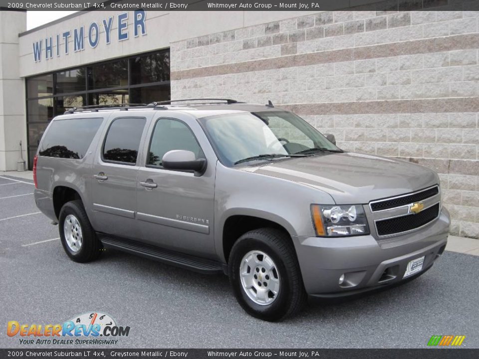 2009 Chevrolet Suburban LT 4x4 Greystone Metallic / Ebony Photo #2