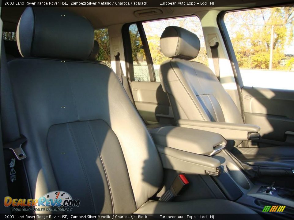 2003 Land Rover Range Rover HSE Zambezi Silver Metallic / Charcoal/Jet Black Photo #14