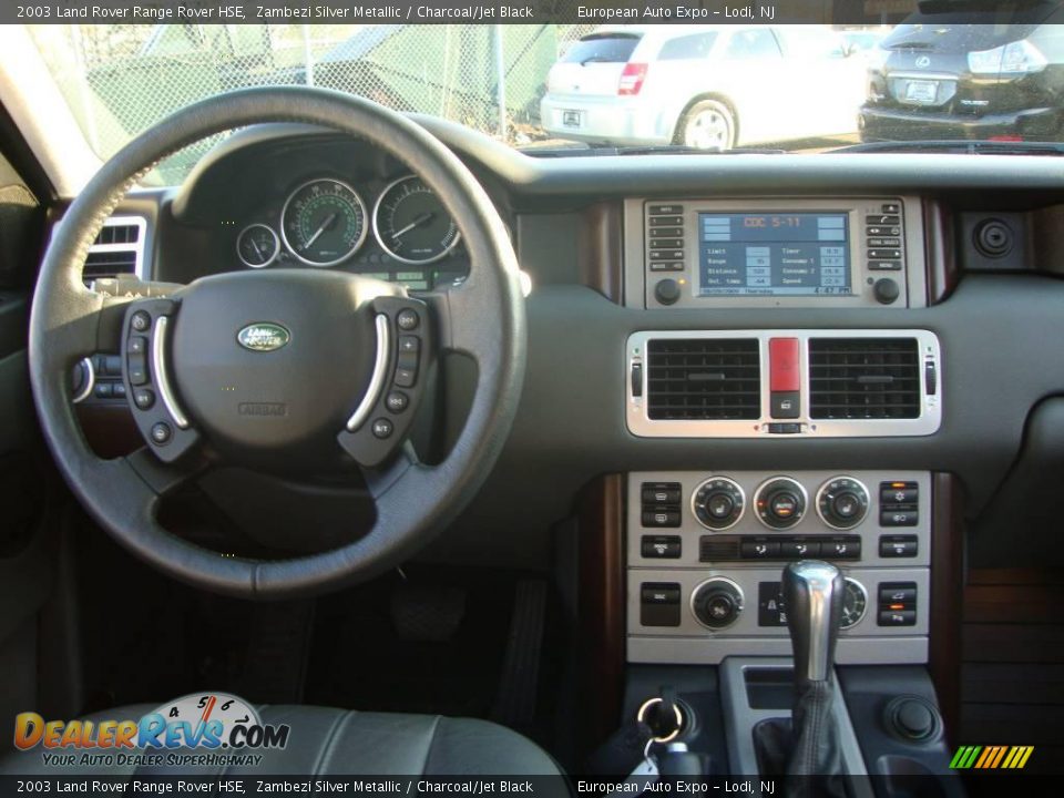 2003 Land Rover Range Rover HSE Zambezi Silver Metallic / Charcoal/Jet Black Photo #16