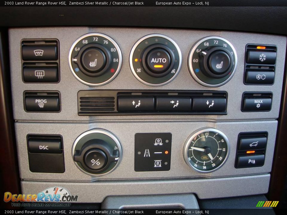 2003 Land Rover Range Rover HSE Zambezi Silver Metallic / Charcoal/Jet Black Photo #18