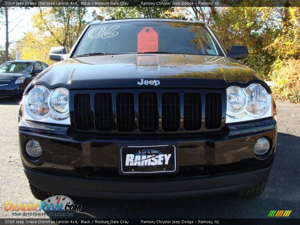 2006 Jeep Grand Cherokee Laredo 4x4 Black / Medium Slate Gray Photo #3