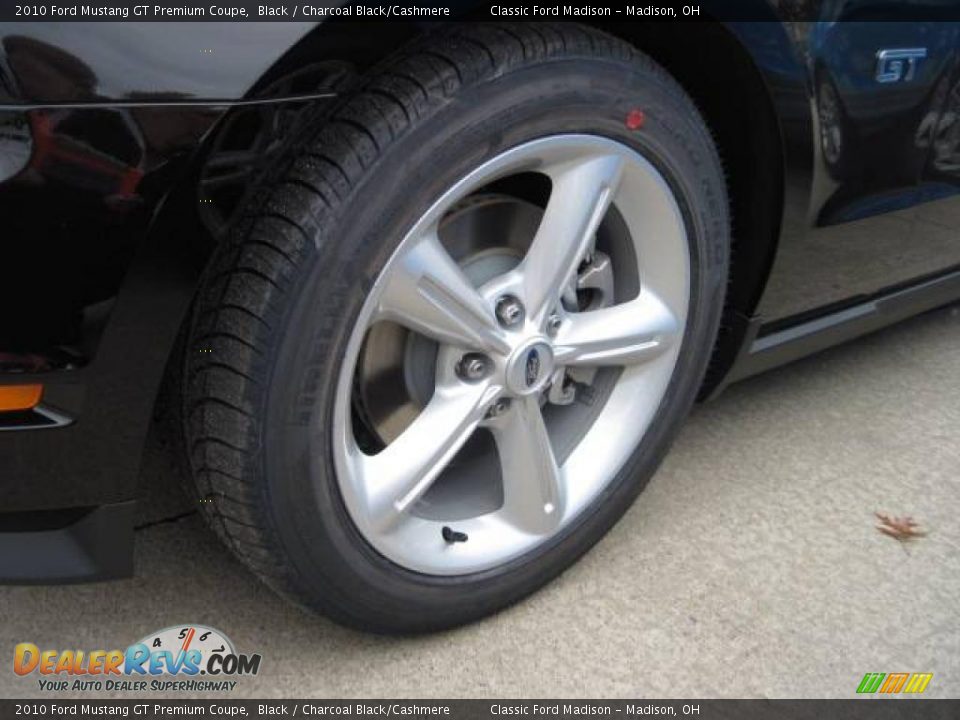 2010 Ford Mustang GT Premium Coupe Black / Charcoal Black/Cashmere Photo #5