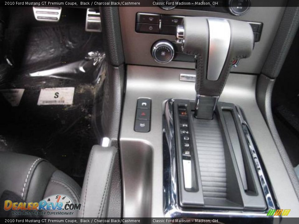 2010 Ford Mustang GT Premium Coupe Black / Charcoal Black/Cashmere Photo #9