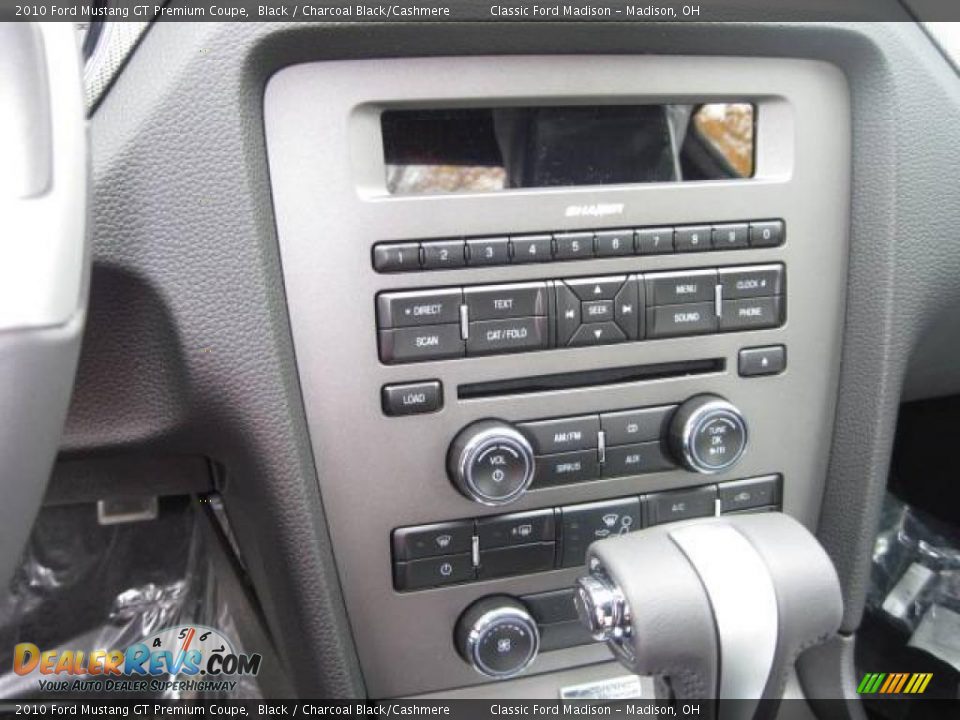 2010 Ford Mustang GT Premium Coupe Black / Charcoal Black/Cashmere Photo #10