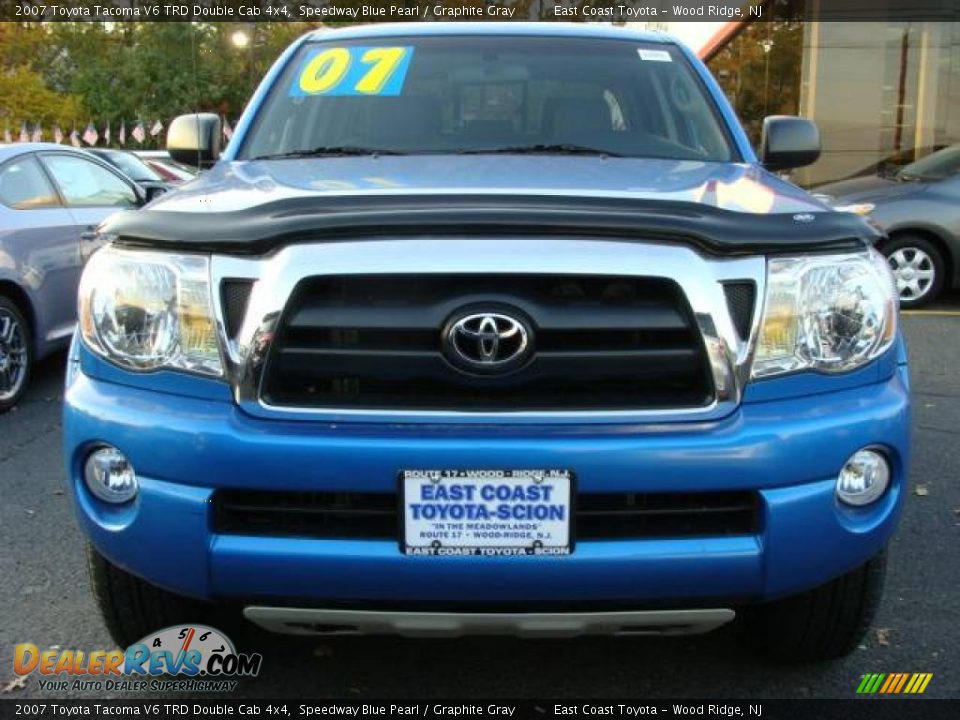 2007 Toyota Tacoma V6 TRD Double Cab 4x4 Speedway Blue Pearl / Graphite Gray Photo #2