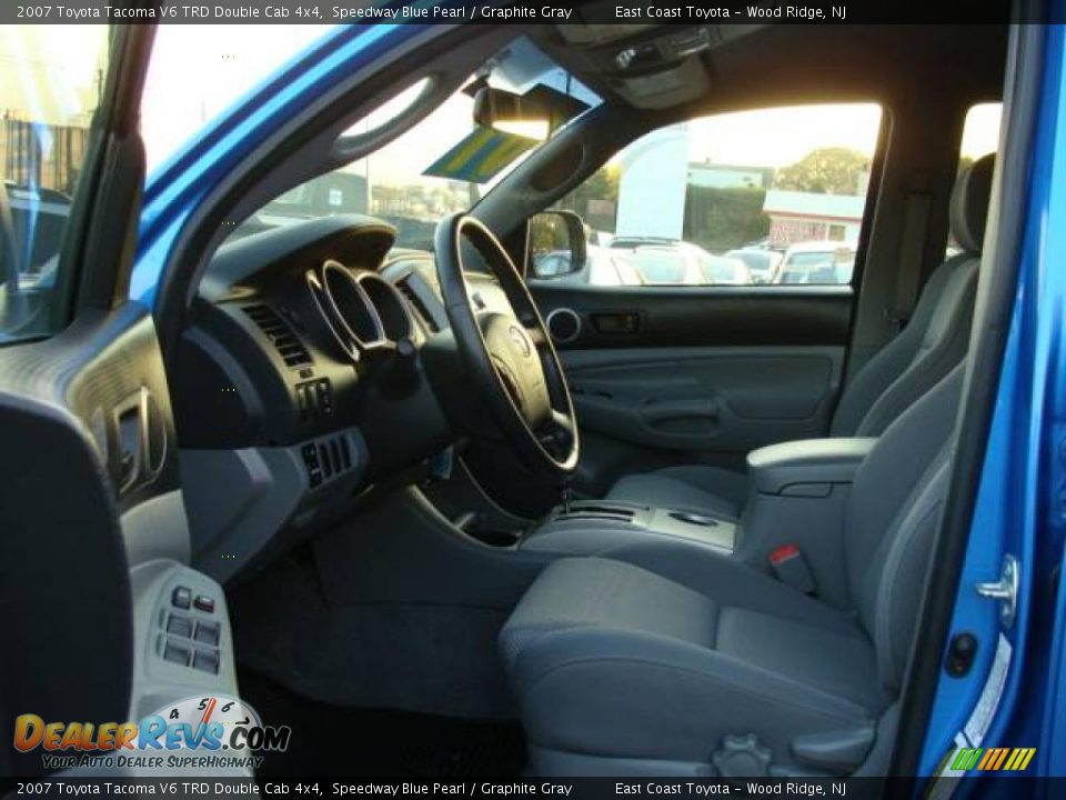 2007 Toyota Tacoma V6 TRD Double Cab 4x4 Speedway Blue Pearl / Graphite Gray Photo #7