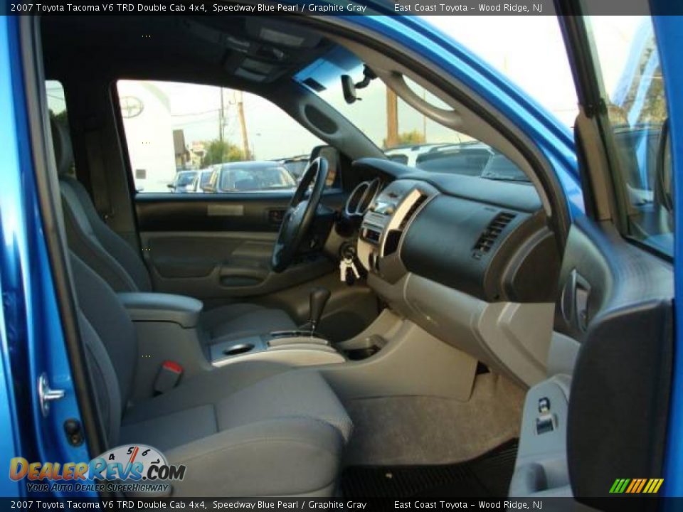 2007 Toyota Tacoma V6 TRD Double Cab 4x4 Speedway Blue Pearl / Graphite Gray Photo #8