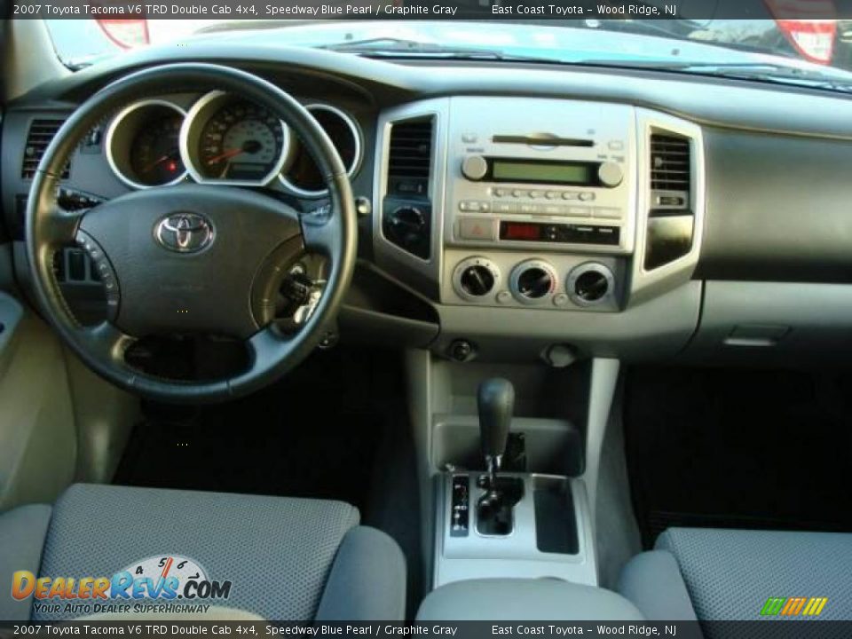 2007 Toyota Tacoma V6 TRD Double Cab 4x4 Speedway Blue Pearl / Graphite Gray Photo #9