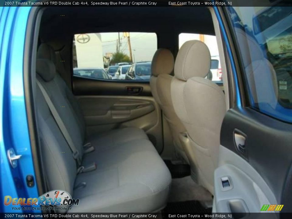 2007 Toyota Tacoma V6 TRD Double Cab 4x4 Speedway Blue Pearl / Graphite Gray Photo #12