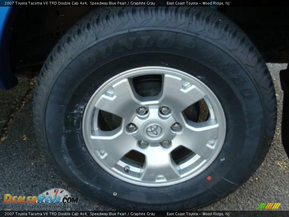 2007 Toyota Tacoma V6 TRD Double Cab 4x4 Speedway Blue Pearl / Graphite Gray Photo #14