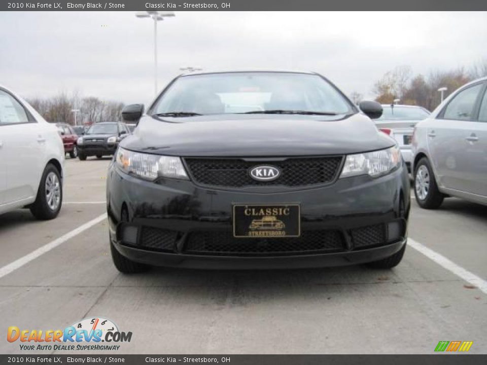 2010 Kia Forte LX Ebony Black / Stone Photo #2