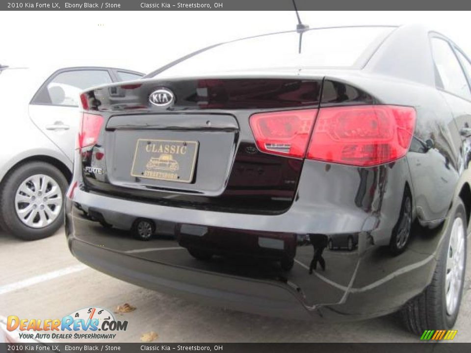 2010 Kia Forte LX Ebony Black / Stone Photo #4