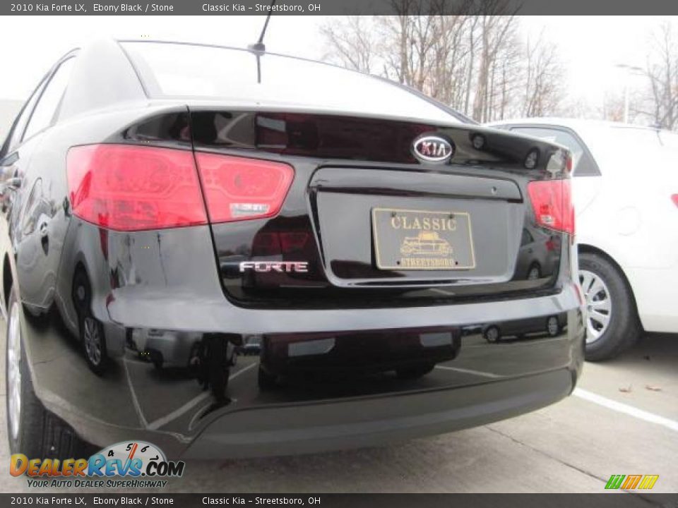 2010 Kia Forte LX Ebony Black / Stone Photo #5