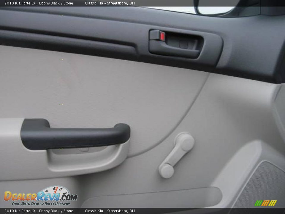 2010 Kia Forte LX Ebony Black / Stone Photo #6