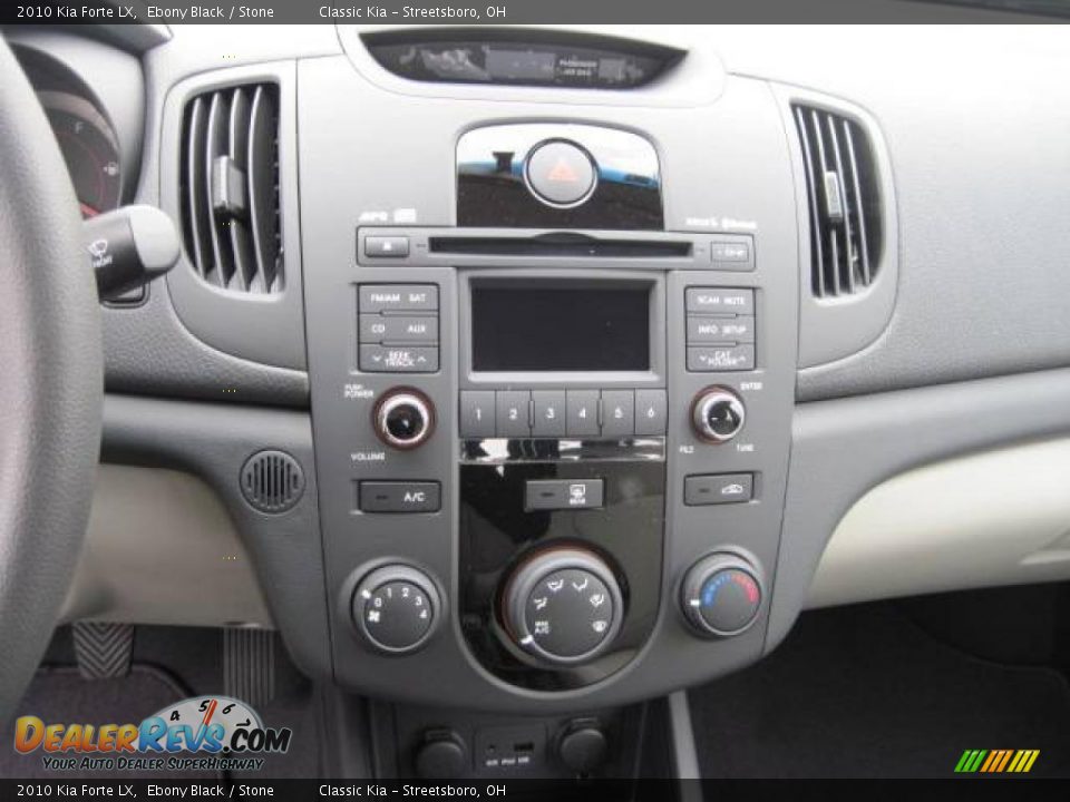 2010 Kia Forte LX Ebony Black / Stone Photo #8