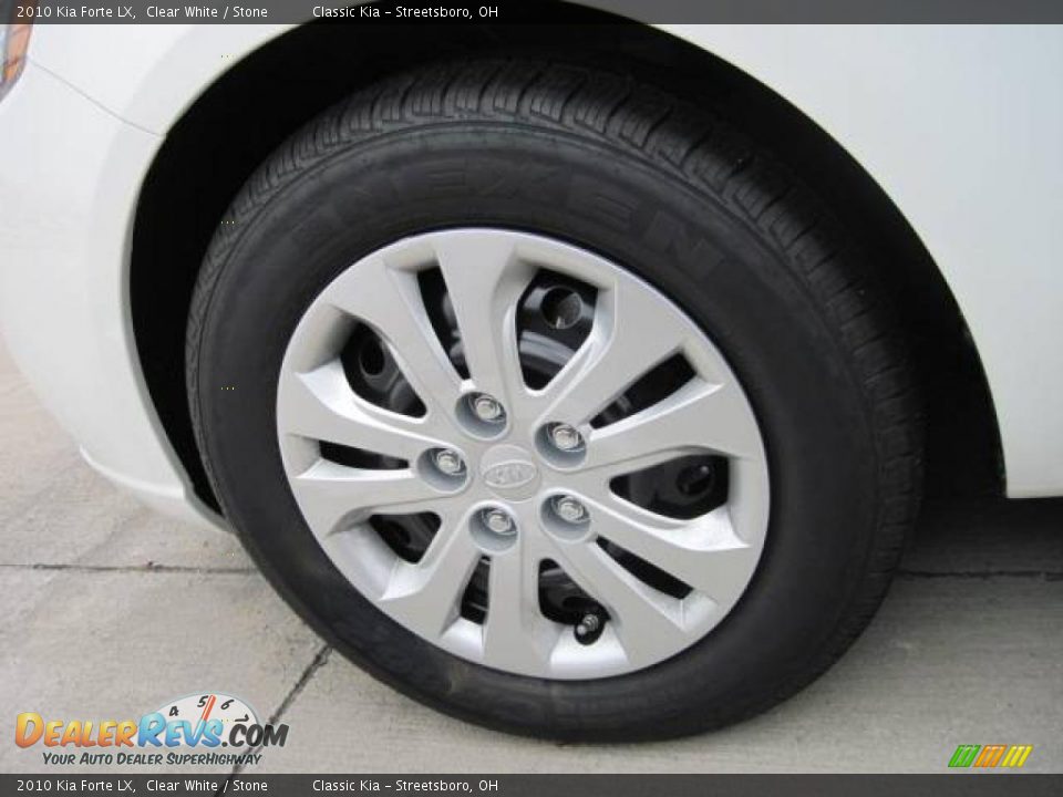2010 Kia Forte LX Clear White / Stone Photo #5