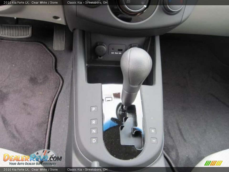 2010 Kia Forte LX Clear White / Stone Photo #8