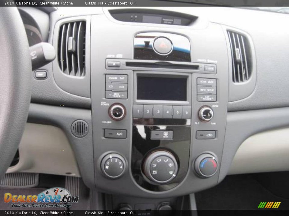 2010 Kia Forte LX Clear White / Stone Photo #9