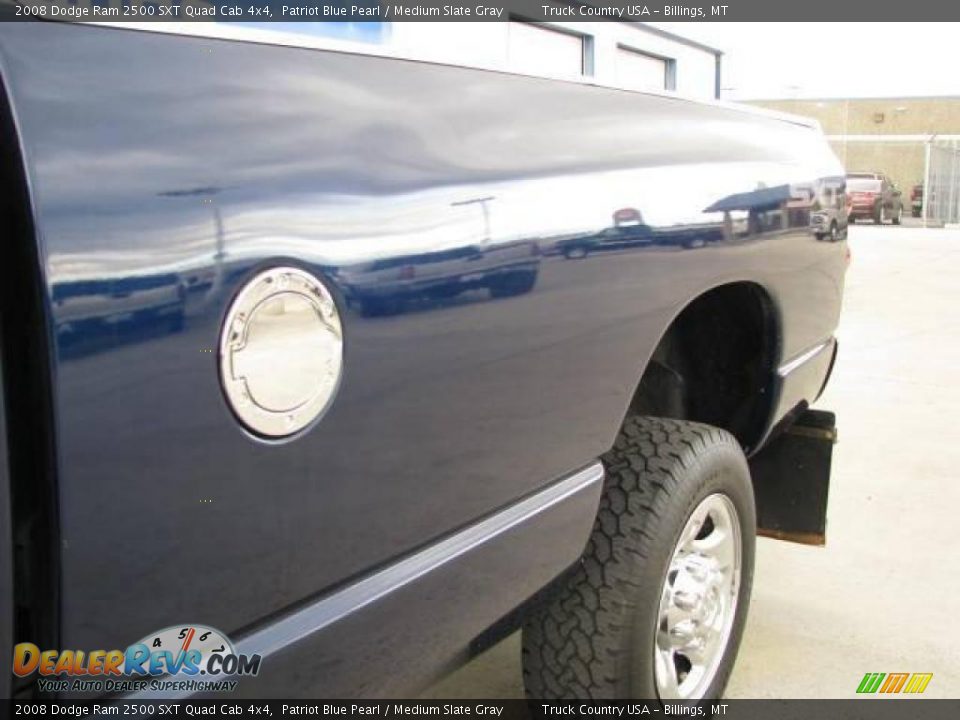 2008 Dodge Ram 2500 SXT Quad Cab 4x4 Patriot Blue Pearl / Medium Slate Gray Photo #10