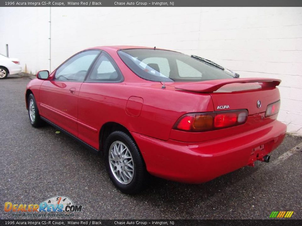 1996 Acura Integra GS-R Coupe Milano Red / Black Photo #4