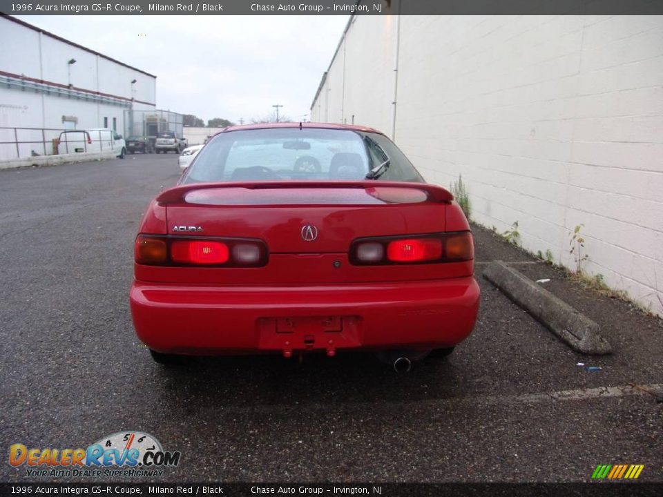 1996 Acura Integra GS-R Coupe Milano Red / Black Photo #5
