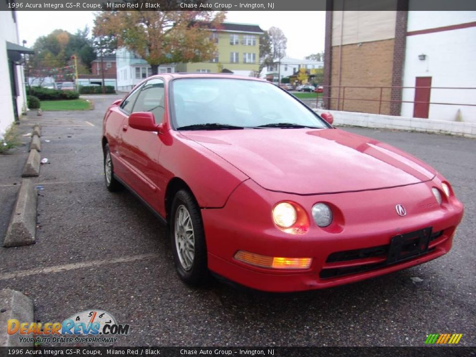1996 Acura Integra GS-R Coupe Milano Red / Black Photo #7