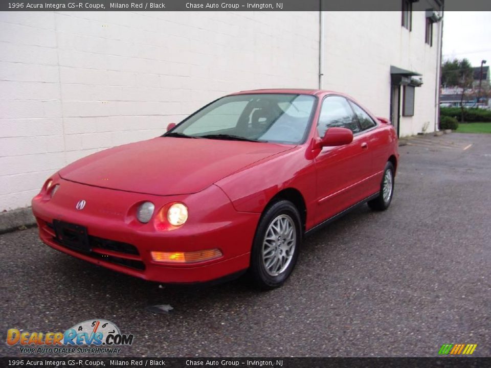 1996 Acura Integra GS-R Coupe Milano Red / Black Photo #8