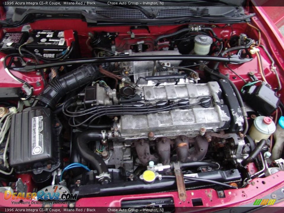 1996 Acura Integra GS-R Coupe Milano Red / Black Photo #22