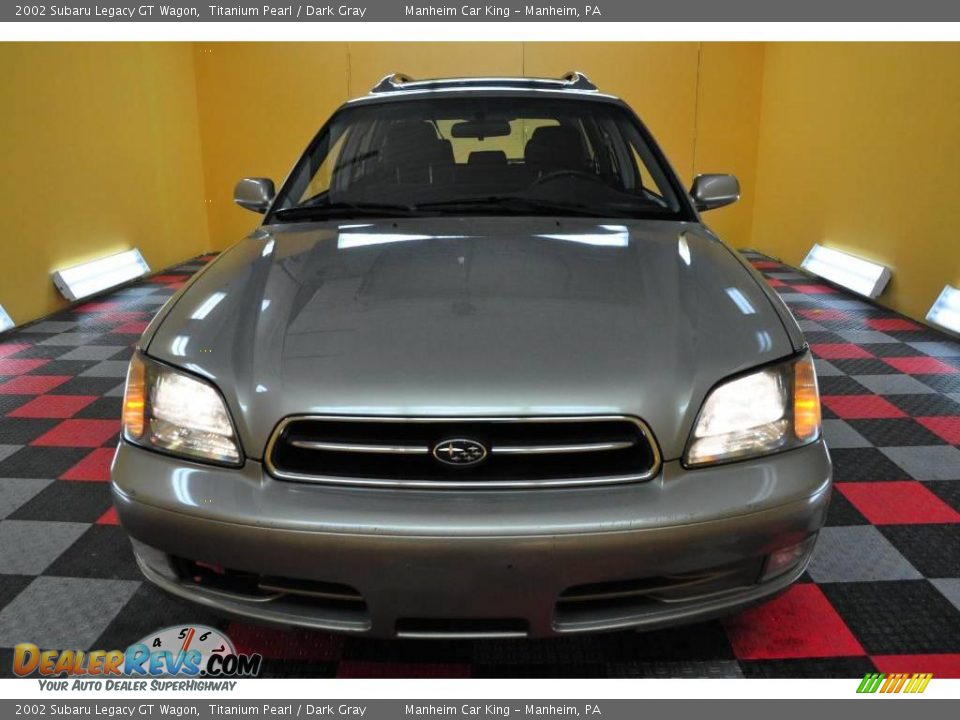 2002 Subaru Legacy GT Wagon Titanium Pearl / Dark Gray Photo #2