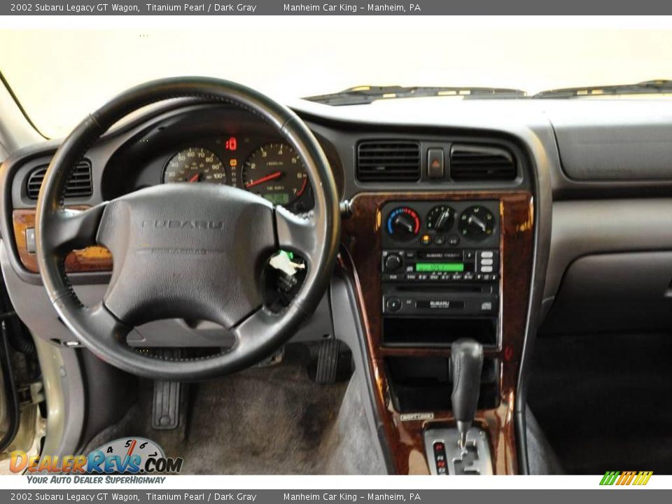 2002 Subaru Legacy GT Wagon Titanium Pearl / Dark Gray Photo #7