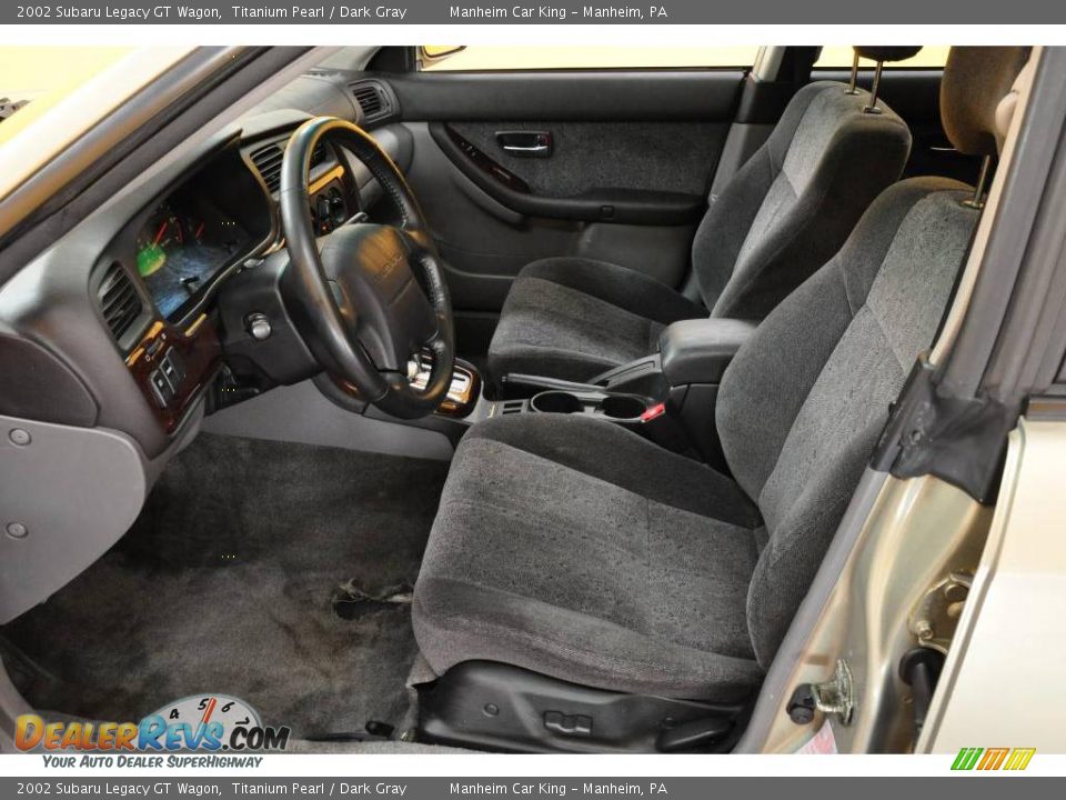 2002 Subaru Legacy GT Wagon Titanium Pearl / Dark Gray Photo #12