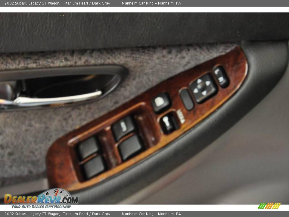 2002 Subaru Legacy GT Wagon Titanium Pearl / Dark Gray Photo #13