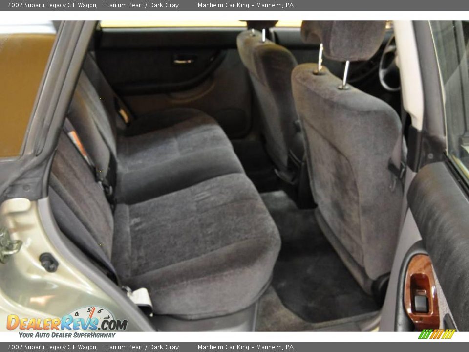 2002 Subaru Legacy GT Wagon Titanium Pearl / Dark Gray Photo #16