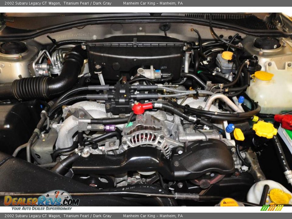 2002 Subaru Legacy GT Wagon Titanium Pearl / Dark Gray Photo #19