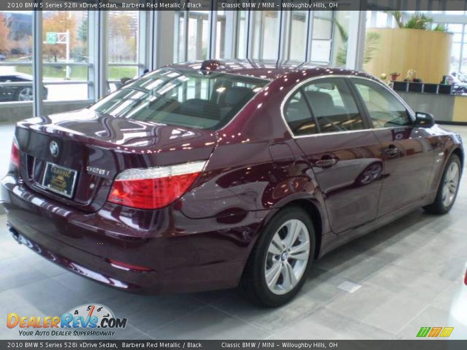 2010 BMW 5 Series 528i xDrive Sedan Barbera Red Metallic / Black Photo #2
