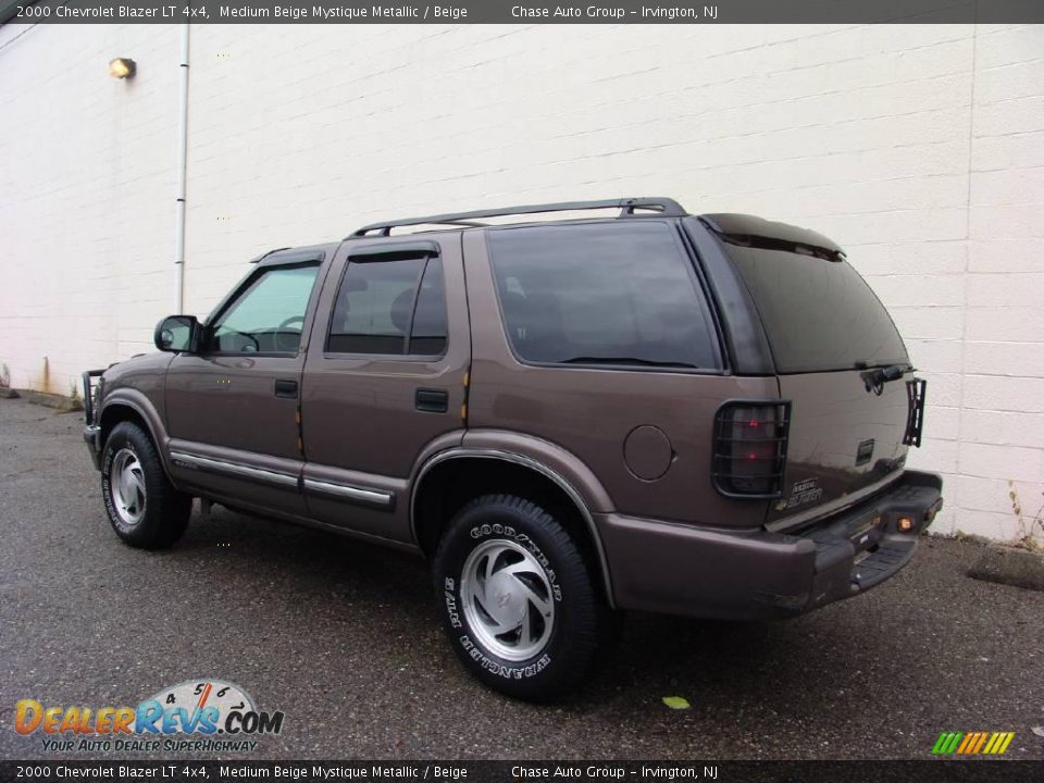 2000 Chevrolet Blazer LT 4x4 Medium Beige Mystique Metallic / Beige Photo #5