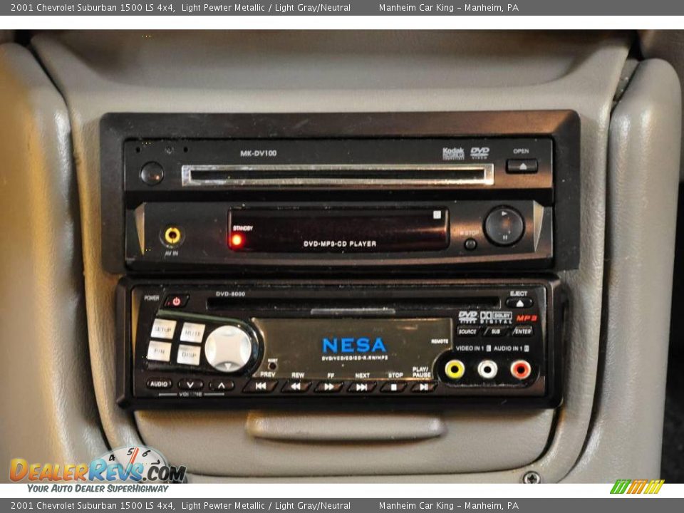 2001 Chevrolet Suburban 1500 LS 4x4 Light Pewter Metallic / Light Gray/Neutral Photo #13