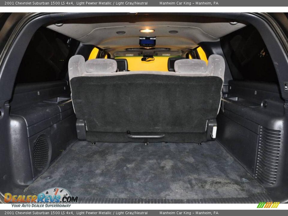 2001 Chevrolet Suburban 1500 LS 4x4 Light Pewter Metallic / Light Gray/Neutral Photo #25