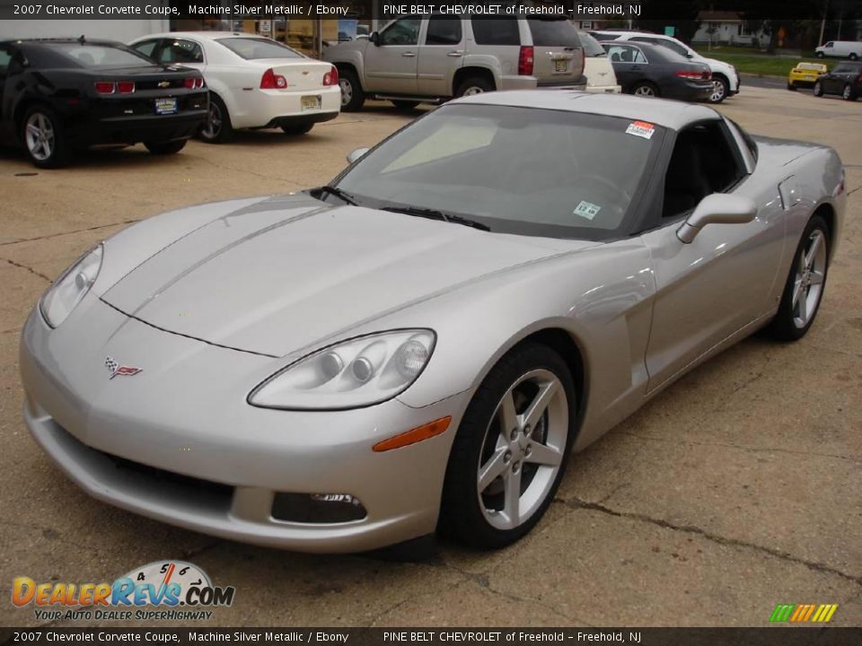 2007 Chevrolet Corvette Coupe Machine Silver Metallic / Ebony Photo #1