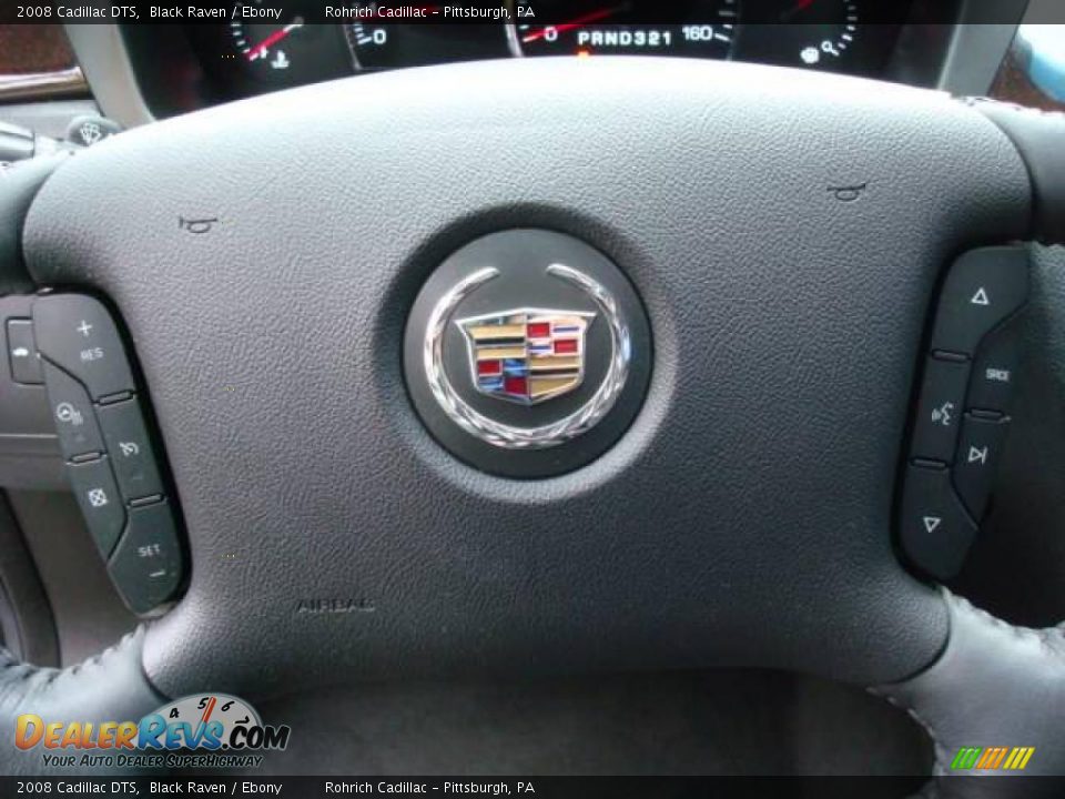 2008 Cadillac DTS Black Raven / Ebony Photo #17