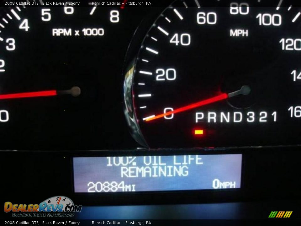 2008 Cadillac DTS Black Raven / Ebony Photo #20