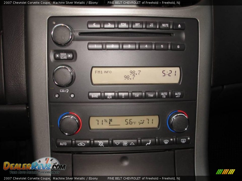 2007 Chevrolet Corvette Coupe Machine Silver Metallic / Ebony Photo #14