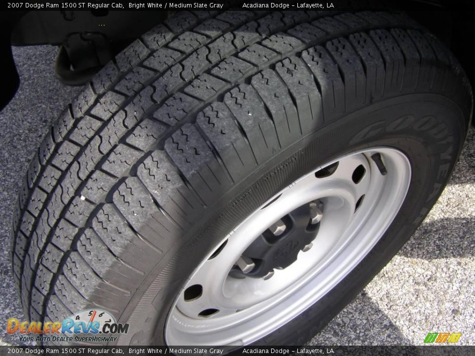 2007 Dodge Ram 1500 ST Regular Cab Bright White / Medium Slate Gray Photo #11