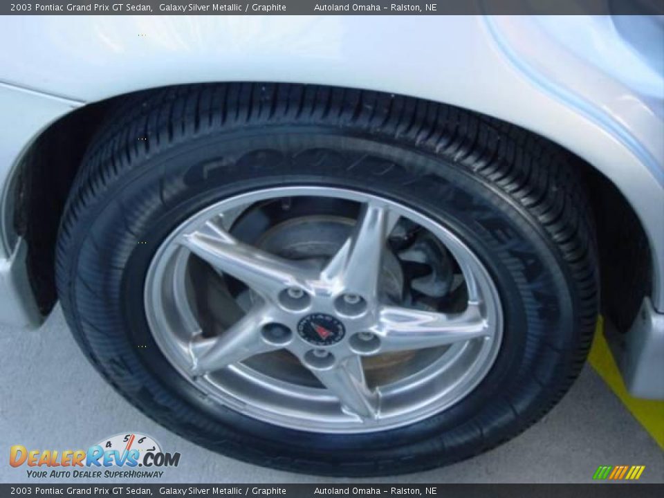 2003 Pontiac Grand Prix GT Sedan Galaxy Silver Metallic / Graphite Photo #10
